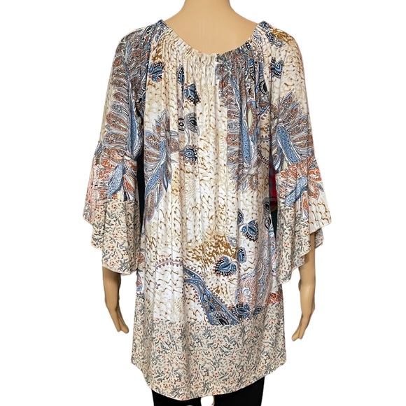 win win womans top L.XL  Tunic 3/4 Sleeve - Picture 2 of 9